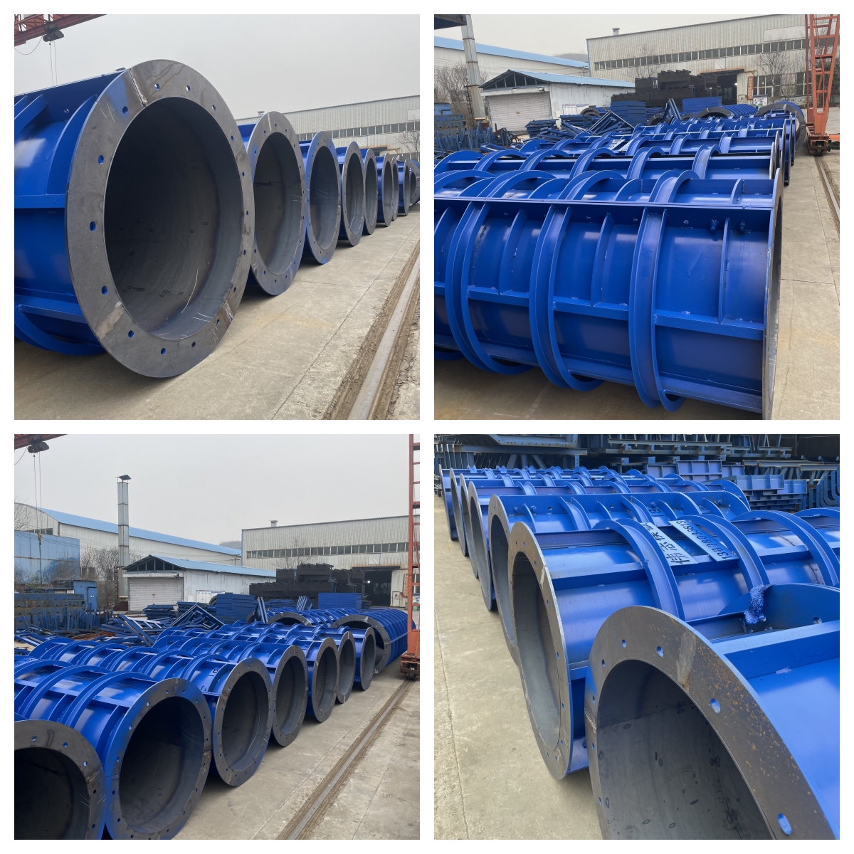 伟志模板老客户二次定制圆柱模发货！